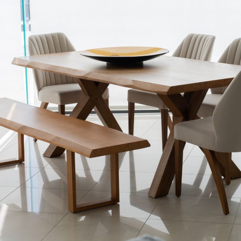 Σετ τραπεζαρίας Olive με παγκάκι