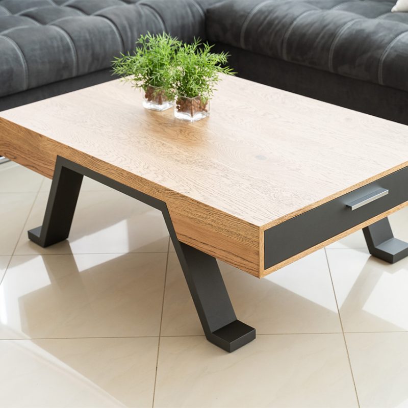 Τραπεζάκι σαλονιού Sixteen με συρτάρια