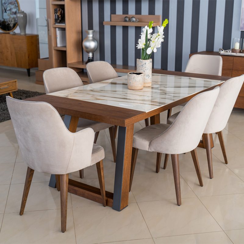 Σετ Τραπεζαρίας Tokyo με 6 καρέκλες