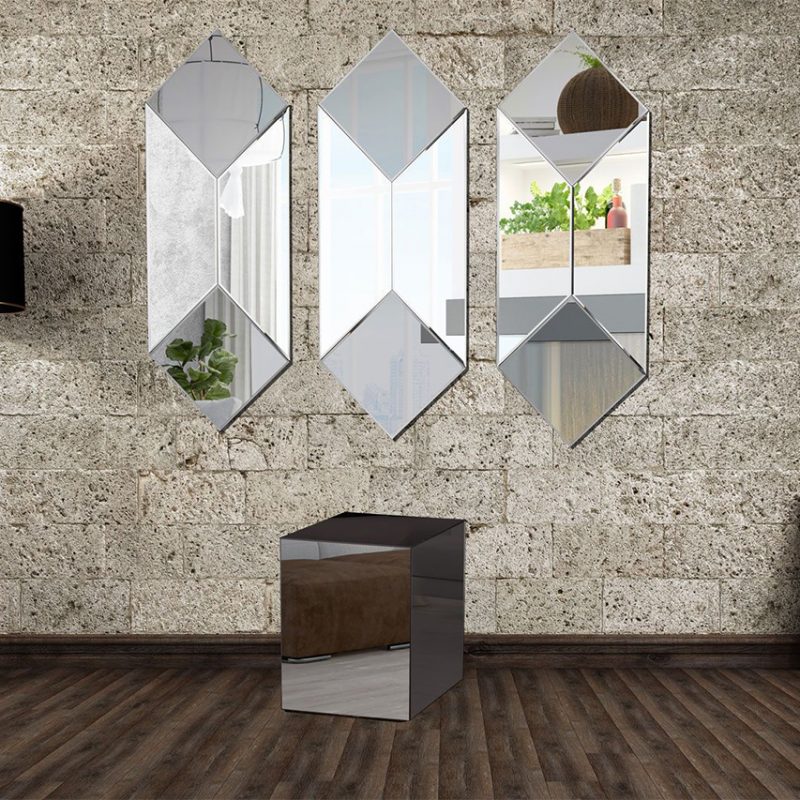 M60 Καθρέπτης Τοίχου Σετ Ρόμβος