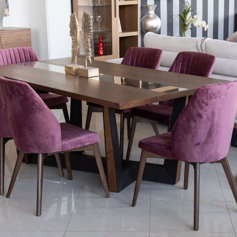 Σετ Τραπεζαρίας Riviera με 6 Καρέκλες