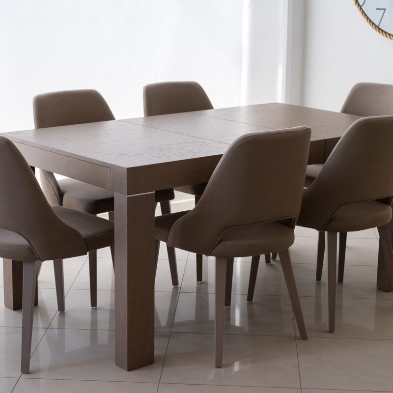 Σετ Τραπεζαρίας Nefeli με 6 καρέκλες Markela