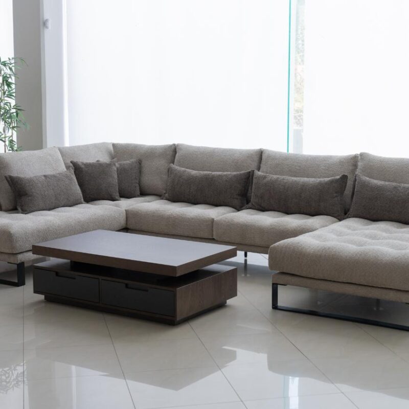 Γωνιακός Καναπές Elena σε Μορφή Π