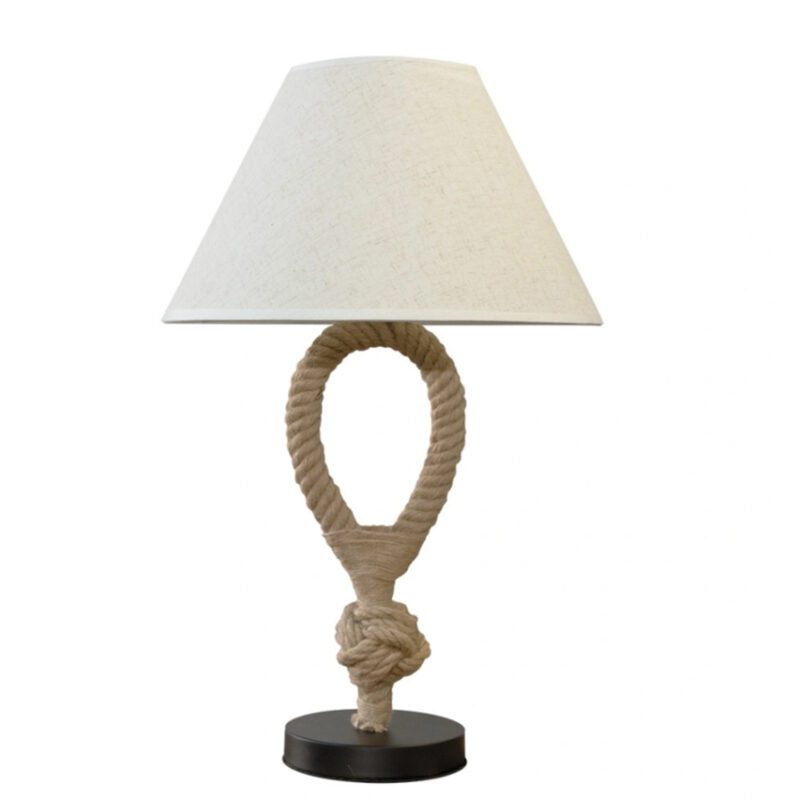 Φωτιστικό Λαμπατέρ με σχοινί και καπέλο MT1501332A-1
