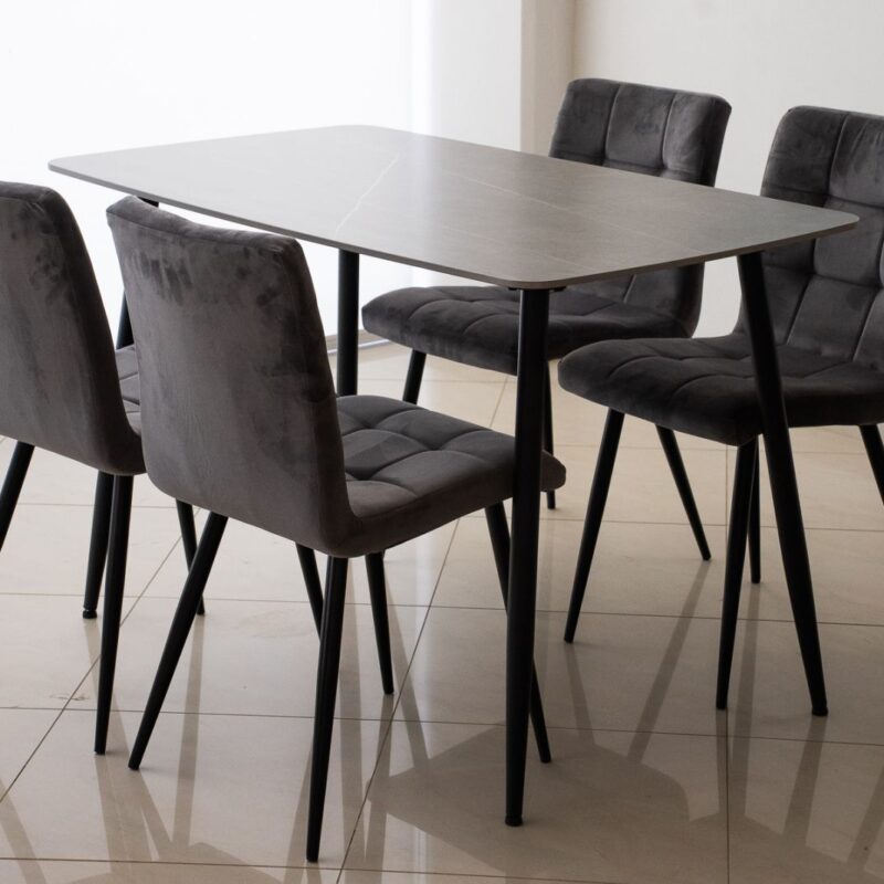 Σετ τραπεζαρίας T107 με 4 καρέκλες Tores