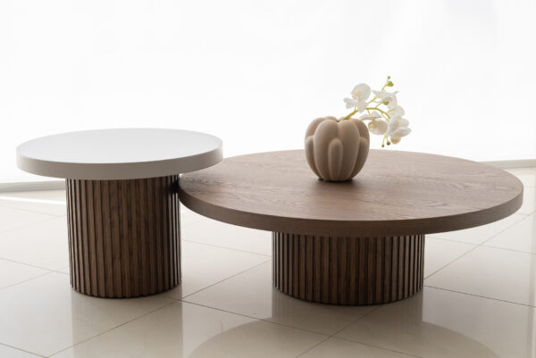 Τραπεζάκι σαλονιού Elvio Σετ 100x32, 60×42.5